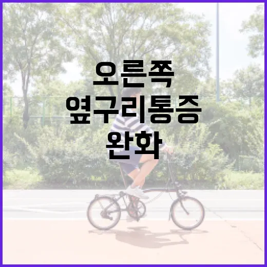오른쪽 옆구리 통증 완화하는 방법 - 요약
