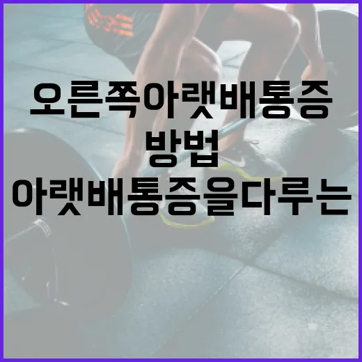 오른쪽 아랫배 통증을 다루는 방법 - 요약
