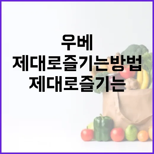 우베 제대로 즐기는 방법 - 요약