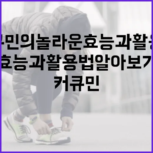 커큐민의 놀라운 효능과 활용법 알아보기 - 요약