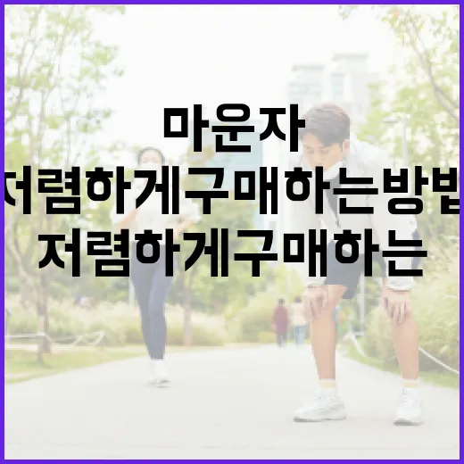 마운자를 저렴하게 구매하는 방법 - 요약