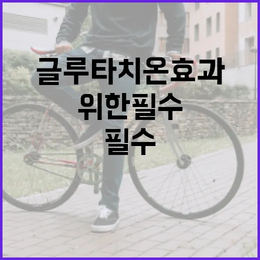 글루타치온 효과: 건강을 위한 필수 정보 - 요약