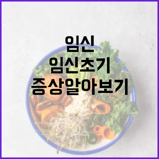 임신 초기 증상 알아보기: 내가 임신했을까? - 요약