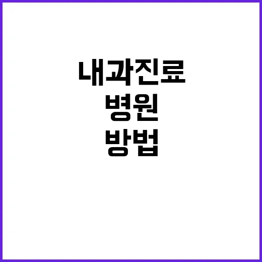 내과 진료 잘 받는 방법, 증상 메모부터 병원 선택까지 이렇게 준비하세요 - 요약