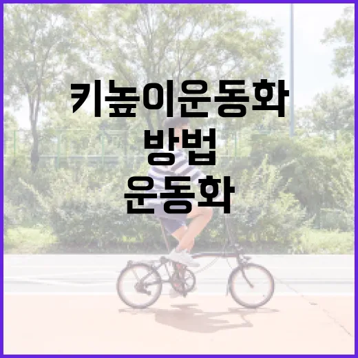 키높이운동화 편하게 신는 방법, 발목과 무릎 부담 줄이려면 이렇게 - 요약
