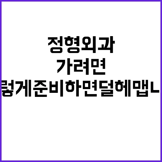 정형외과 처음 가려면 이렇게 준비하면 덜 헤맵니다 - 요약