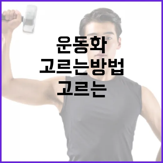 운동화 고르는 방법, 발과 무릎이 덜 피곤하려면 이렇게 보세요 - 요약