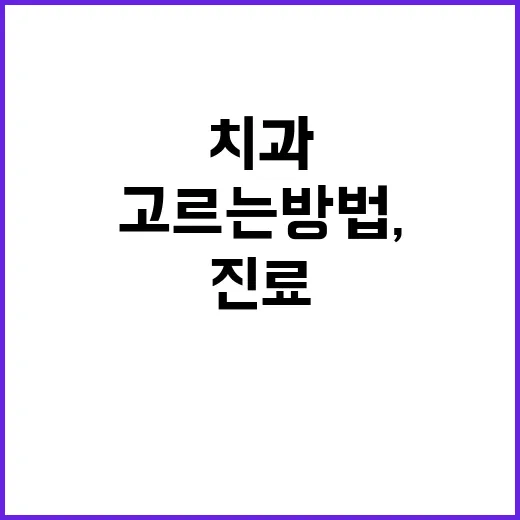 초보자를 위한 치과병원 고르는 방법, 진료 전 확인할 것들 - 요약