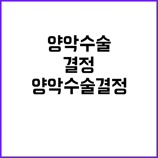 양악수술 결정하려면 이렇게 확인하세요 - 요약