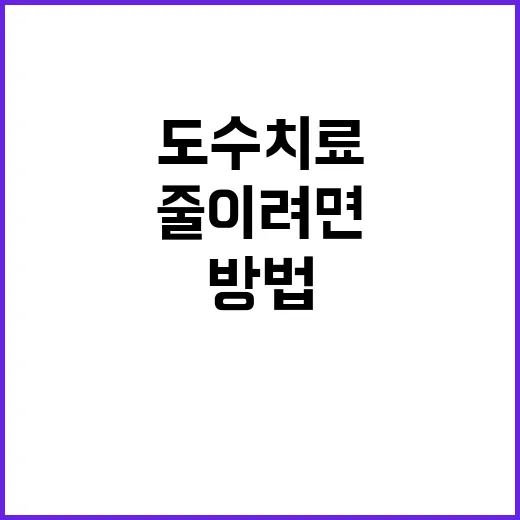 도수치료비용 부담 줄이려면 이렇게 확인하는 방법 - 요약