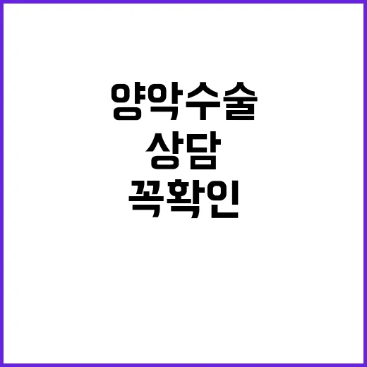 양악수술 준비하는 방법, 상담 전 꼭 확인할 것들 - 요약