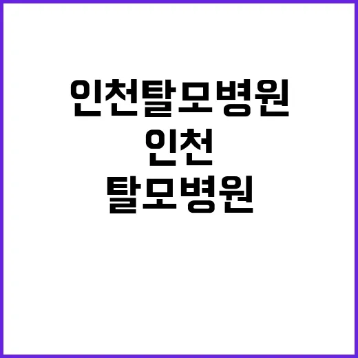 인천탈모병원 고르려면 이렇게 확인하세요 - 요약