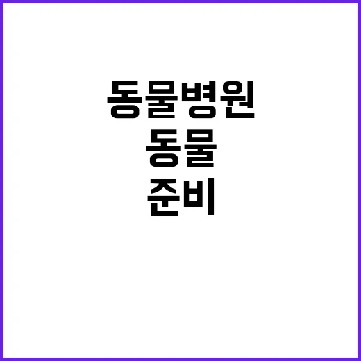 동물병원 처음 가려면 이렇게 준비하세요 - 요약