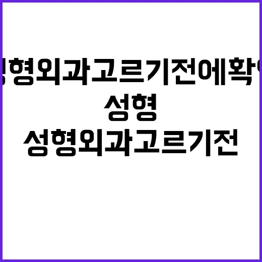서울성형외과 고르기 전에 확인하는 방법 - 요약