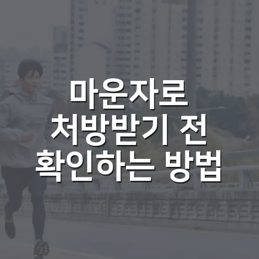 마운자로 처방받기 전 확인하는 방법 - 요약