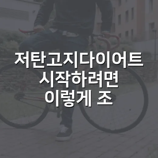 저탄고지다이어트 시…