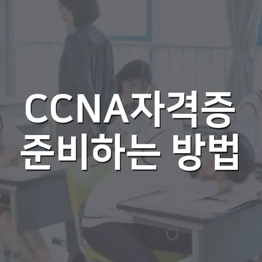 CCNA자격증 준비하는 방법, 초보자는 8주 계획부터 잡으면 됩니다 - 요약