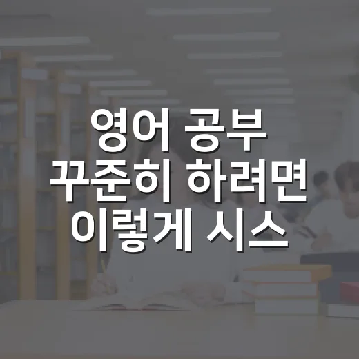 영어 공부 꾸준히 하려면 이렇게 시스템부터 바꾸세요 - 요약