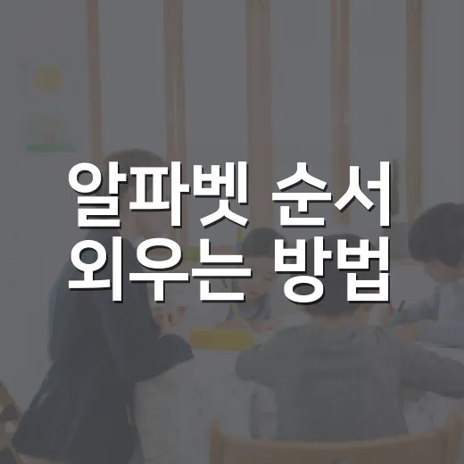 알파벳 순서 외우는 방법, 영어 초보가 헷갈리지 않게 익히려면 이렇게 - 요약