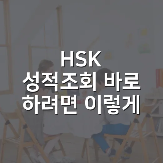HSK 성적조회 바로 하려면 이렇게 확인하세요 - 요약
