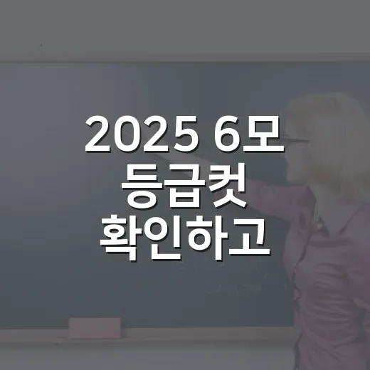 2025 6모 등급컷 확인하고 9월까지 공부 방향 잡는 방법 - 요약