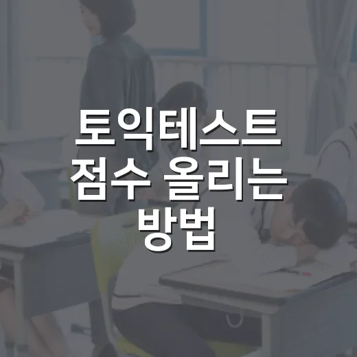 토익테스트 점수 올리는 방법, 초보자를 위한 6주 공부 시스템 - 요약