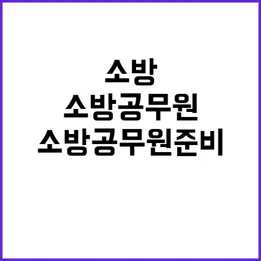 소방공무원 준비하는 방법, 처음 시작할 때 잡아야 할 순서 - 요약