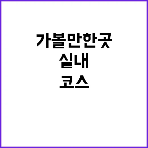 실내가볼만한곳 고르는 방법, 비 오는 날에도 실패 줄이는 코스 짜기 - 요약
