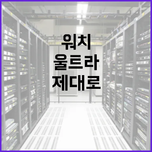 울트라워치를 제대로 활용하는 방법 - 요약