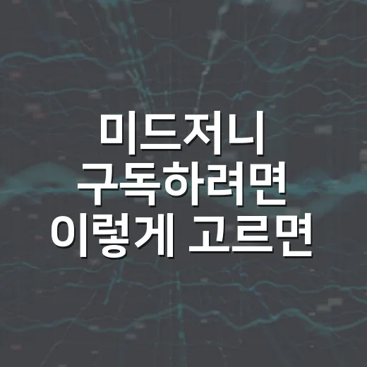 미드저니 구독하려면 이렇게 고르면 됩니다: 요금제별 차이와 후회 줄이는 선택법 - 요약