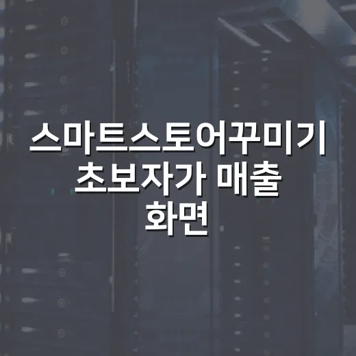 스마트스토어꾸미기 초보자가 매출 화면처럼 만드는 방법 - 요약