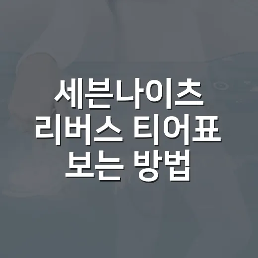 세븐나이츠 리버스 티어표 보는 방법, 초보자는 이렇게 키우면 손해가 적습니다 - 요약