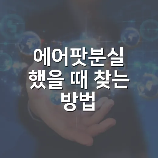 에어팟분실 했을 때 찾는 방법, 초보자도 바로 따라 하는 순서 - 요약