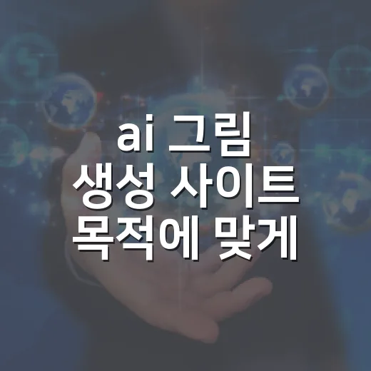 ai 그림 생성 사이트 목적에 맞게 고르는 방법 - 요약