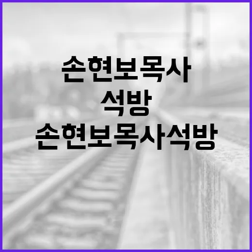 손현보 목사석방을 위한 기도와 실천 방법 - 요약