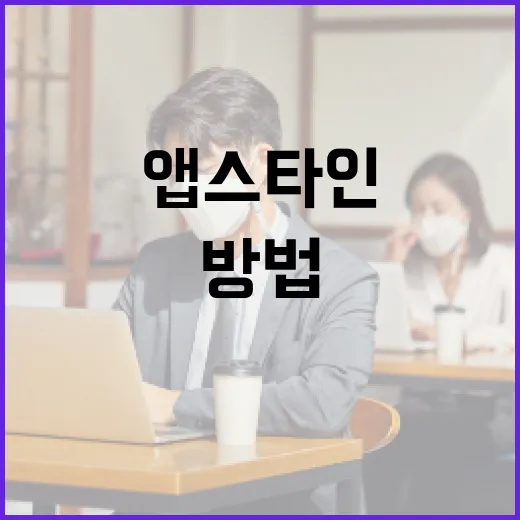 앱스타인을 효과적으로 활용하는 방법 - 요약