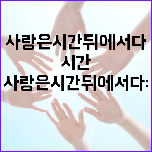 사랑은 시간 뒤에 서다: 진정한 사랑을 찾는 방법 - 요약