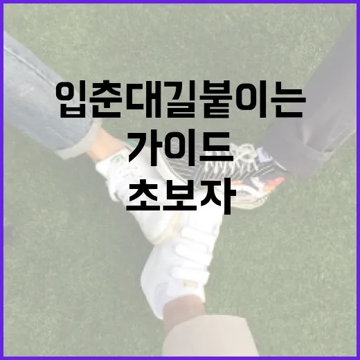 입춘대길 붙이는 방법: 초보자를 위한 가이드 - 요약