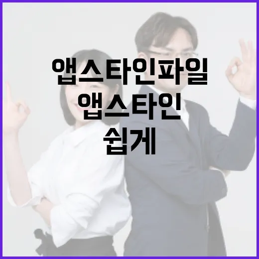 앱스타인 파일을 쉽게 관리하는 방법 - 요약