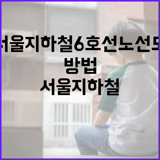 서울 지하철 6호선 노선도를 쉽게 이해하는 방법 - 요약