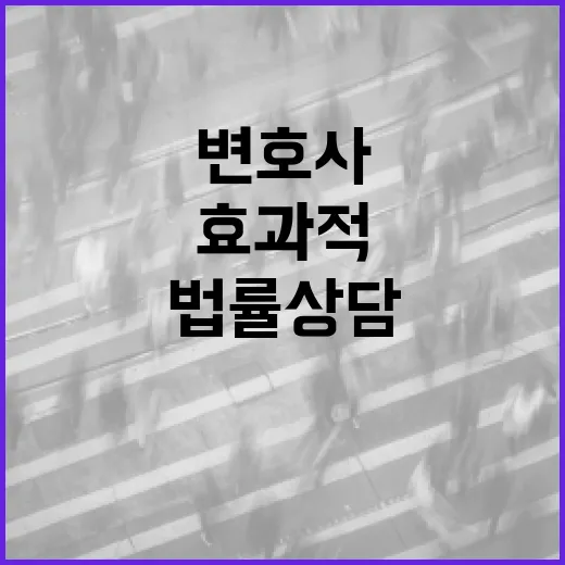 전준철 변호사를 통해 법률 상담을 효과적으로 받는 방법 - 요약
