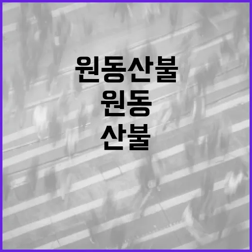 원동 산불에 대비하고 대응하는 방법 - 요약