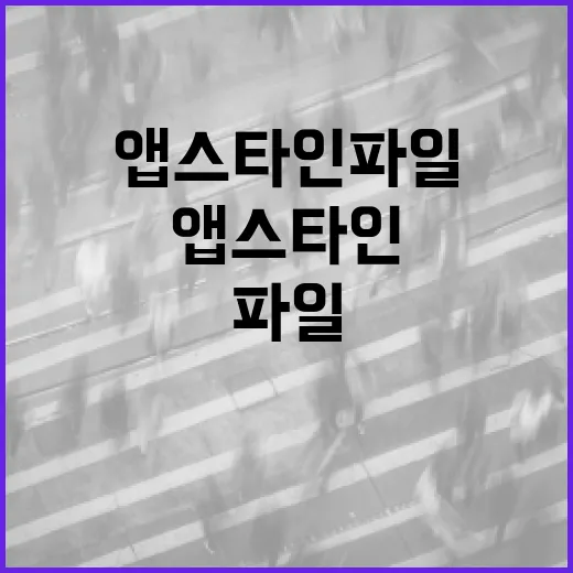 앱스타인 파일을 효율적으로 사용하는 방법 - 요약