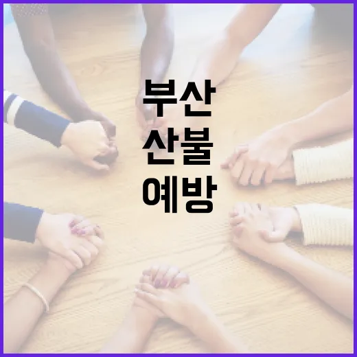 부산 산불을 예방하고 대처하는 방법 - 요약