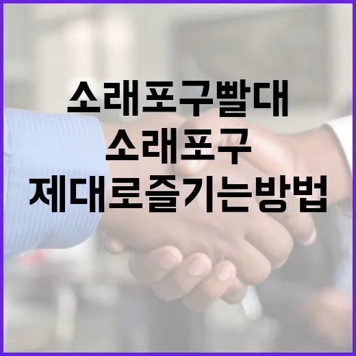 소래포구 빨대 제대로 즐기는 방법 - 요약
