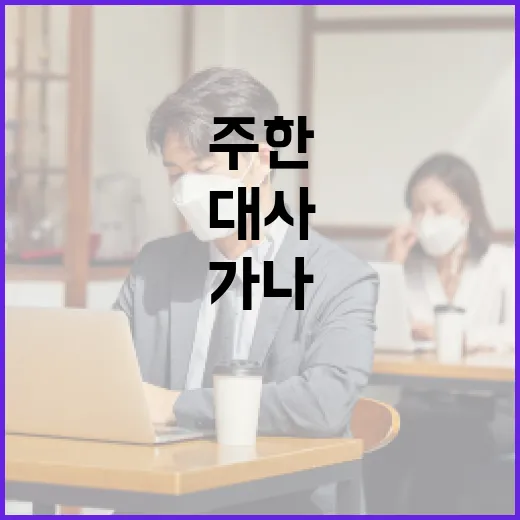 주한가나대사와 효과적으로 소통하는 방법 - 요약