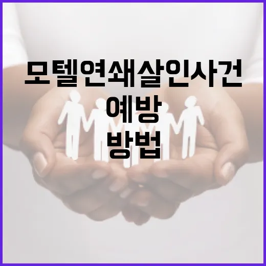 모텔 연쇄살인 사건을 이해하고 예방하는 방법 - 요약