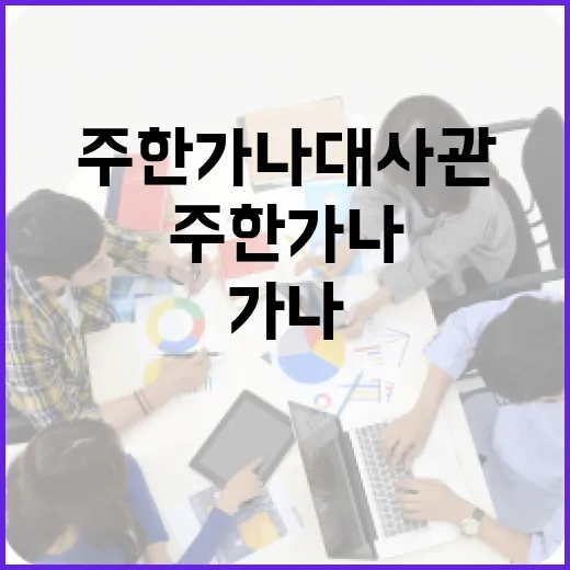 주한 가나 대사관 방문하는 방법 - 요약