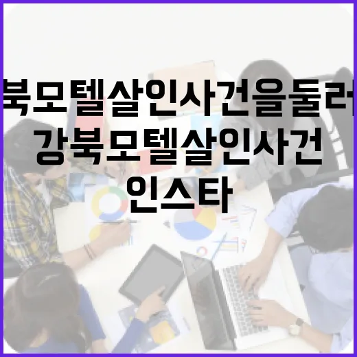 강북 모텔 살인 사건을 둘러싼 인스타그램 활용법 - 요약