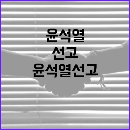 윤석열 선고에 대한 이해를 높이는 방법 - 요약